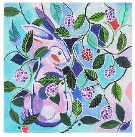 Rabbit and Blackberries