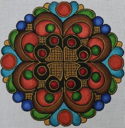 Kaleidoscope w/Blue/Red/Brown/Green