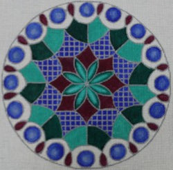 Kaleidoscope w/White/Maroon/Dark Green