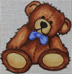 Teddy Bear w/Blue Bowtie