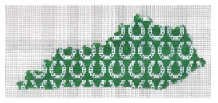 Kentucky State Shaped Horse Shoes