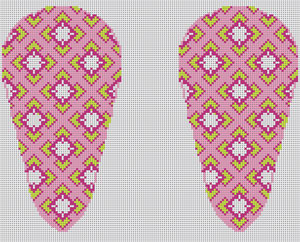 Scissor Case - Pink Geometric
