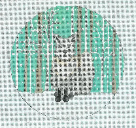 Silver Snow Fox