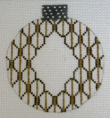 Initial Scallop Reflection/Gold