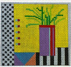 Flower Pot Coaster - 1255