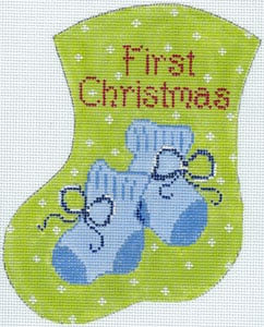 First Christmas  - Blue Booties