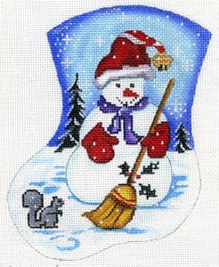 Snowman w/Broom