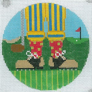 Golf Feet - Man/Stripes