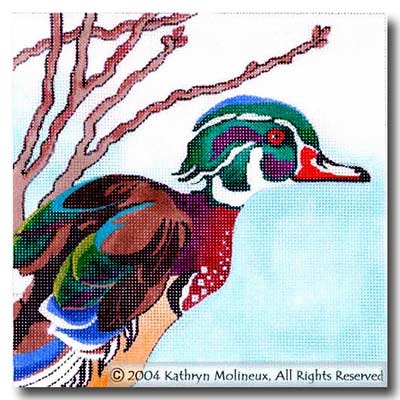 Squares - Wood Duck