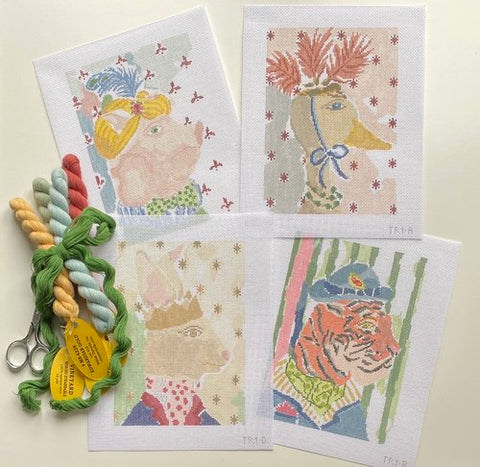 Menagerie Collection - Tiger (lower right corner)