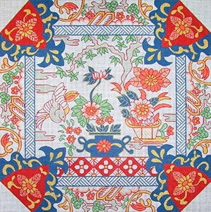 Imari Elegance with Cut Corners