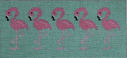 Pink Flamingo on Aqua Insert 
