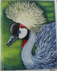 Crested Crane
