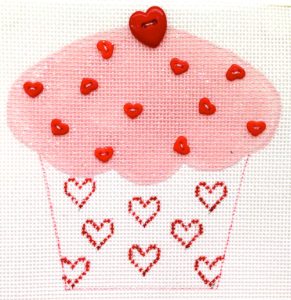 Cupcake - Hearts