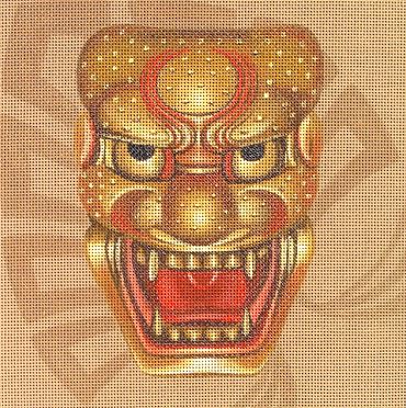 Japanese Drama Mask - O-Jishi