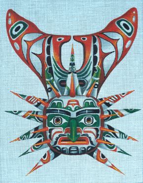 Indian Mask - Ancestral Sun