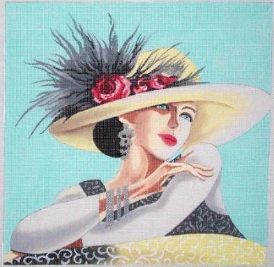 Elegant Lady in Hat