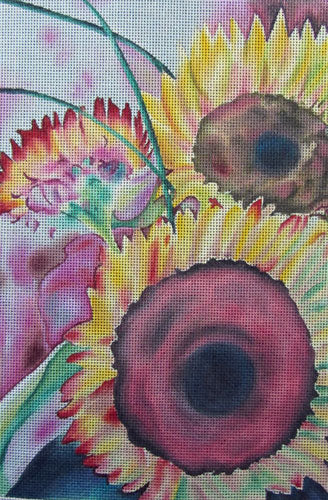 Three Sunflowers