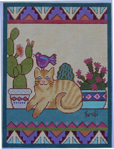Cat with Bird