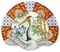 Egret on Plate