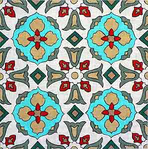 Tile Pillow 4