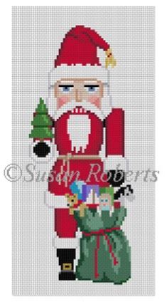 Nutcracker/Santa w/Bag and Tree