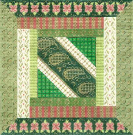 Green Moroccan Patchwork 1