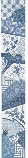 Imari Bellpull/Blue