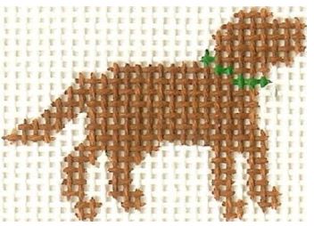 Chocolate Lab Stay Mini