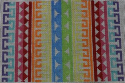 Clutch Rainbow Geometric 