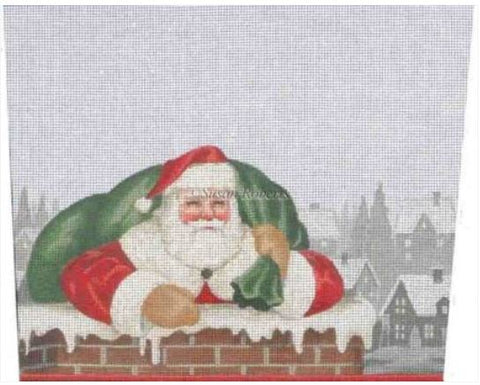 Chimney Santa Stocking Topper