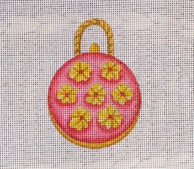 Round Bag w/Daisies