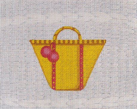 Tote w/Pom Poms