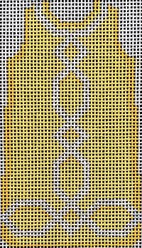 Yellow Lattice Mini Shift 