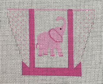 Tote Bag - Pink Elephant