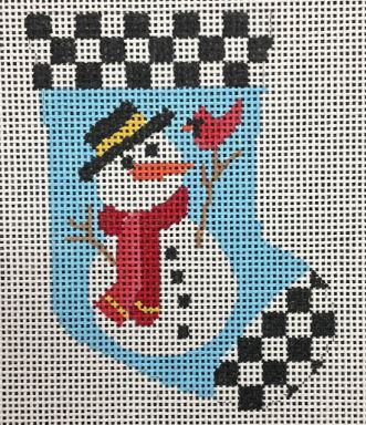 Snowman Mini Stocking