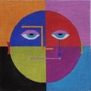 Color Blocked Face 