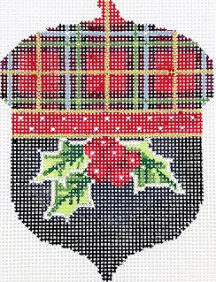 Holly-n-Plaid Acorn