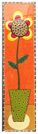 Flower in Green Vase