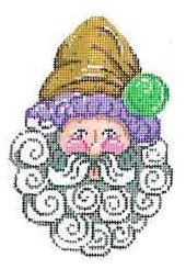 Santa in Gold Sock Hat