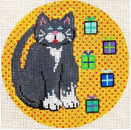 Gray Kitty and Gifts