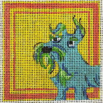 Coaster Dog Turquoise