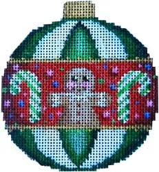 Gingerbread/Green Stripes Ball 