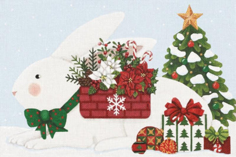 Christmas Basket Bunny