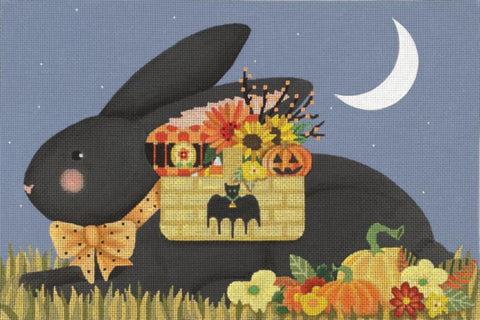 Halloween Basket Bunny