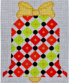 Red/Green w/ Black and White - Bell