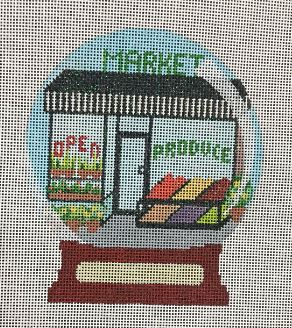 Market Snow Globe