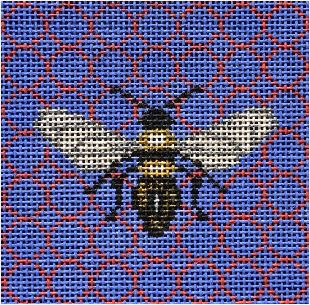Bee on Blue