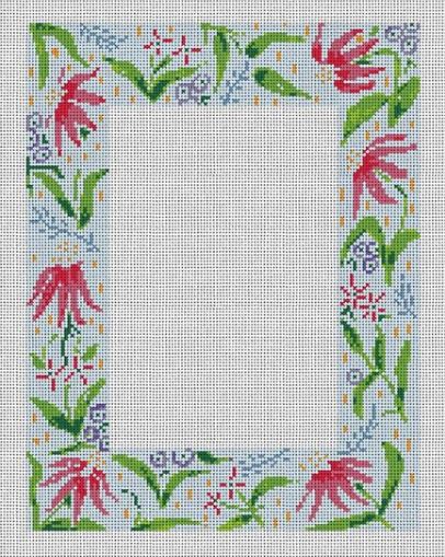 Pink Floral Frame