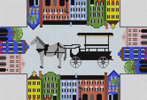 Rainbow Row Charleston South Carolina Brick Cover